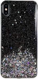 Wozinsky Wozinsky Star Glitter błyszczące etui pokrowiec z brokatem iPhone 12 mini czarny 1