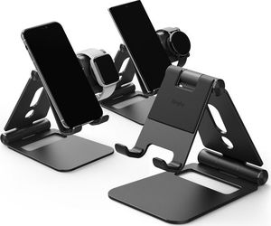 Podstawka Ringke Ringke Super Folding Stand składana podstawka na telefon tablet i Apple Watch czarny (ACST0008) 2
