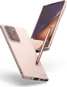 Ringke Ringke Air S ultracienkie żelowe etui pokrowiec Samsung Galaxy Note 20 Ultra różowy (ADSG0026) 6