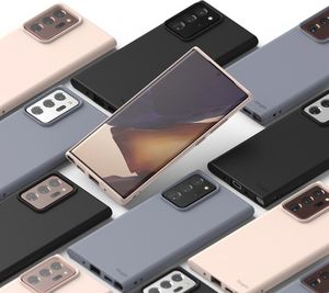 Ringke Ringke Air S ultracienkie żelowe etui pokrowiec Samsung Galaxy Note 20 Ultra fioletowy (ADSG0027) 11