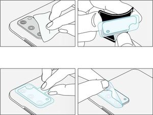 Ringke Ringke Invisible Defender 3x ID Glass Camera szkło hartowane na tylny aparat kamerę 0.15mm Samsung Galaxy Note 20 Ultra (IGSG0023) 7