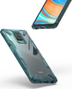 Ringke Ringke Fusion X etui pancerny pokrowiec z ramką Xiaomi Redmi 10X 4G / Xiaomi Redmi Note 9 zielony (FXXI0025) 4