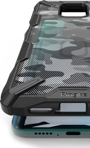 Ringke Ringke Fusion X etui pancerny pokrowiec z ramką Xiaomi Redmi 10X 4G / Xiaomi Redmi Note 9 zielony (FXXI0025) 8