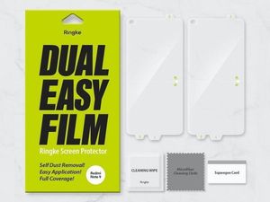 Ringke Ringke Dual Easy Film 2x łatwa w przyklejeniu folia Xiaomi Redmi 10X 4G / Xiaomi Redmi Note 9 (DWXI0002) 2