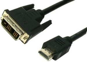 Kabel MediaRange HDMI - DVI-D 2m czarny (MRCS118) 1