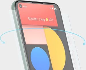 Ringke Ringke Dual Easy Wing 2x łatwa w przyklejeniu folia na ekran i boki Google Pixel 5 (8809758105607) 2