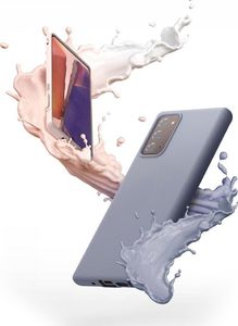 Ringke Ringke Air S ultracienkie żelowe etui pokrowiec Samsung Galaxy Note 20 różowy (ADSG0023) 5