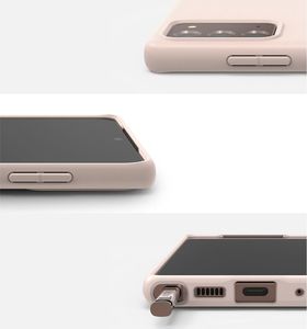 Ringke Ringke Air S ultracienkie żelowe etui pokrowiec Samsung Galaxy Note 20 różowy (ADSG0023) 9