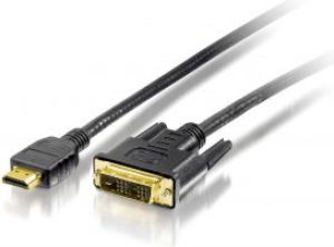 Kabel Equip HDMI - DVI-D 2m czarny (119322) 1