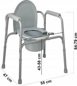Timago Krzesło toaletowe stałe TGR-R KT-S 668 2