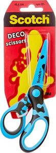 Scotch Nożyczki dla dzieci Scotch (DECO), 13cm, ergonomiczne, blister, mix kolorów 1