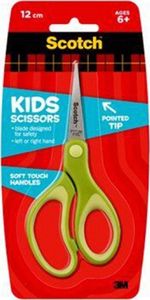 Scotch Nożyczki szkolne SCOTCH (1442P), zaokrąglone, 12cm, zielone i fioletowe 3
