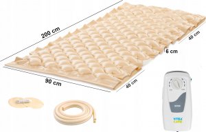 MDH Materac przeciwodleżynowy bąbelkowy z pompą Simply Bubble 8