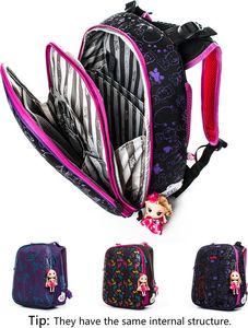 Delune DeLune , tornister szkolny, Misie 3