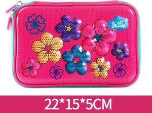 Piórnik Delune Piórnik szkolny, DeLUNE Kwiaty 4