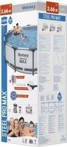 Bestway Basen stelażowy Steel Pro Max 366cm (56418) 3