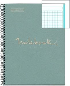 MIQUELRIUS Kołonotatnik  NB-1 Emotions, A4, w kratkę, 80 kart., 90g, zielony 2