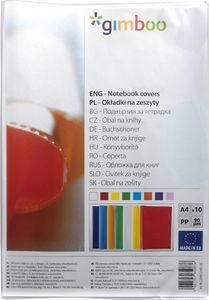 Gimboo Okładka na zeszyt, groszkowa, A4, 90mikr., transparentna 1