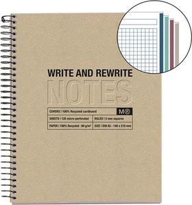 MIQUELRIUS Kołozeszyt MIQUELRIUS Just Black Craft Recycled, A5, 120 kart., 80g, beżowy 2