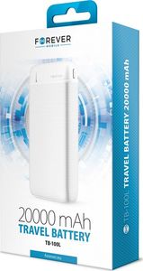Powerbank Forever TB-100L 20000mAh Biały 2