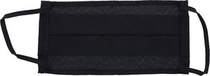 TelForceOne Wielorazowa Maseczka Ochronna Czarna100% Bawełny 2
