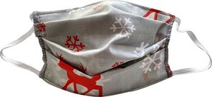 TelForceOne Wielorazowa Maseczka dla dzieci Wzór Świąteczny 100% Bawełny S 2