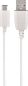 Kabel USB MaxLife  Maxlife kabel USB - USB-C 1,0 m 3A biały Fast Charge 1