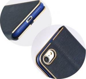 Partner Tele.com Kabura Forcell Luna Book Gold iPhone 7 / 8 / SE 2020 granatowa 4