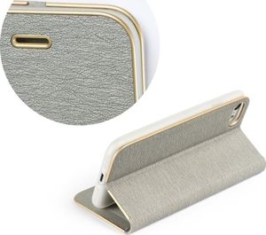 Partner Tele.com Kabura Luna Book do SAMSUNG Galaxy A20e srebrny 2