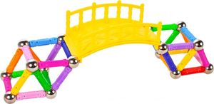 MalPlay Klocki Magnetyczne, Układanka 3D 320 elementów 11