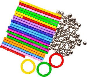 MalPlay Klocki Magnetyczne, Układanka 3D 320 elementów 12