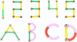 MalPlay Klocki Magnetyczne, Układanka 3D 320 elementów 13