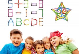 MalPlay Klocki Magnetyczne, Układanka 3D 320 elementów 4