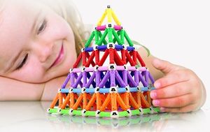 MalPlay Klocki Magnetyczne, Układanka 3D 320 elementów 6