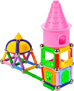 MalPlay Klocki Magnetyczne, Układanka 3D 320 elementów 10