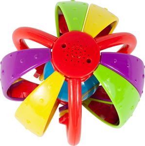 MalPlay Kula Piłka Interaktywna Grzechotka Sensoryczna dla malucha Światło Dźwięk 4