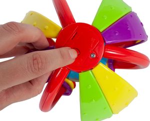 MalPlay Kula Piłka Interaktywna Grzechotka Sensoryczna dla malucha Światło Dźwięk 5