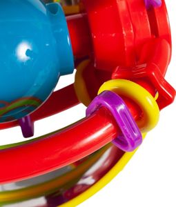 MalPlay Kula Piłka Interaktywna Grzechotka Sensoryczna dla malucha Światło Dźwięk 8