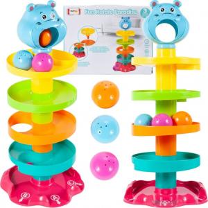 MalPlay Kuleczkowa Piramida Hipcio zjeżdżalnia 40 cm (108288) 3