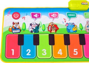 MalPlay Mata Muzyczna Interaktywna Pianinko z Nagrywaniem ZWIERZĄTKA 7