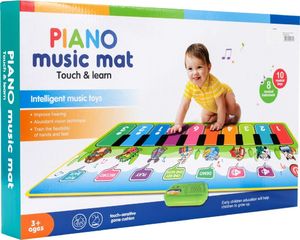 MalPlay Mata Muzyczna Interaktywna Pianinko z Nagrywaniem ZWIERZĄTKA 10