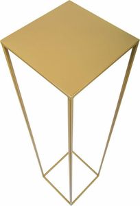 HowHomely Złoty nowoczesny kwietnik stojący 130 cm metalowy 2