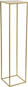HowHomely Złoty nowoczesny kwietnik stojący 130 cm metalowy 3