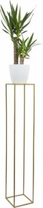 HowHomely Złoty nowoczesny kwietnik stojący 130 cm metalowy 5