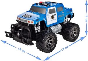 MalPlay Samochód zdalnie sterowany POLICJA Terenowy 3