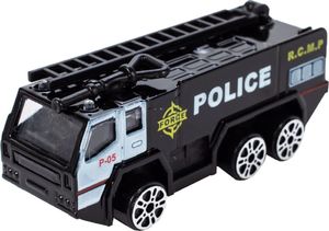 MalPlay Samolot Interaktywny + Pojazdy Policyjne Otwierany z Dźwiękiem i Światłem 15