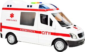 MalPlay KARETKA AMBULANS z Dźwiękiem I Światłem 1:16 NAPĘD 4