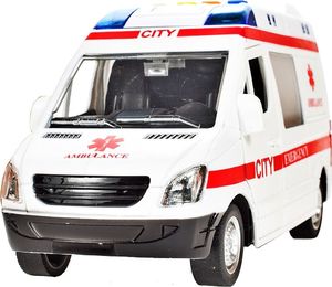 MalPlay KARETKA AMBULANS z Dźwiękiem I Światłem 1:16 NAPĘD 6