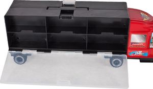 MalPlay CIĘŻARÓWKA Z METALOWYMI AUTAMI TIR I LAWETA POJAZD 6