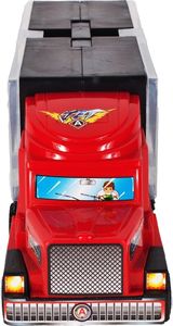 MalPlay CIĘŻARÓWKA Z METALOWYMI AUTAMI TIR I LAWETA POJAZD 8